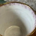 Vintage MICA Italy Floral Ceramic Pot 1950s Hand Painted Planter