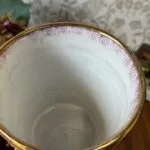 Vintage MICA Italy Floral Ceramic Pot 1950s Hand Painted Planter