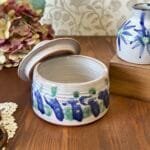 Welsh Studio Pottery Trinket Dish & Vase - Hand Painted Floral Decor