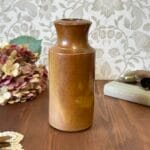 Antique Doulton Lambeth Stoneware Bottle Brown Collectable