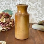 Antique Doulton Lambeth Stoneware Bottle Brown Collectable