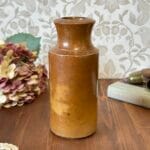 Antique Doulton Lambeth Stoneware Bottle Brown Collectable
