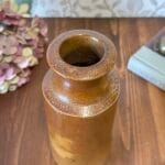 Antique Doulton Lambeth Stoneware Bottle Brown Collectable