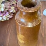 Antique Doulton Lambeth Stoneware Bottle Brown Collectable