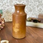 Antique Doulton Lambeth Stoneware Bottle Brown Collectable