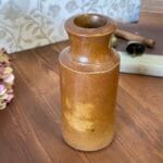 Antique Doulton Lambeth Stoneware Bottle Brown Collectable