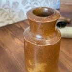 Antique Doulton Lambeth Stoneware Bottle Brown Collectable