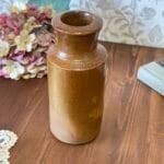 Antique Doulton Lambeth Stoneware Bottle Brown Collectable