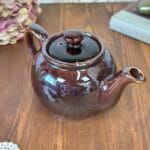 Vintage Sadler Brown Betty Teapot Treacle Glaze England Mid Century