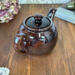 Vintage Sadler Brown Betty Teapot Treacle Glaze England Mid Century