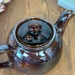 Vintage Sadler Brown Betty Teapot Treacle Glaze England Mid Century