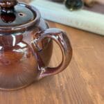 Vintage Sadler Brown Betty Teapot Treacle Glaze England Mid Century