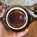 Vintage Sadler Brown Betty Teapot Treacle Glaze England Mid Century