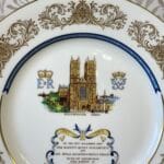 Aynsley Queen Elizabeth II Silver Jubilee Plate - Westminster Abbey