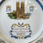 Aynsley Queen Elizabeth II Silver Jubilee Plate - Westminster Abbey
