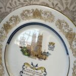 Aynsley Queen Elizabeth II Silver Jubilee Plate - Westminster Abbey