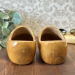 Vintage Dutch Wooden Shoes Houwer Girls UK 3 Handpainted Clogs Holland