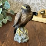 Vintage Leonardo Golden Eagle Figurine Bird of Prey Ceramic Ornament