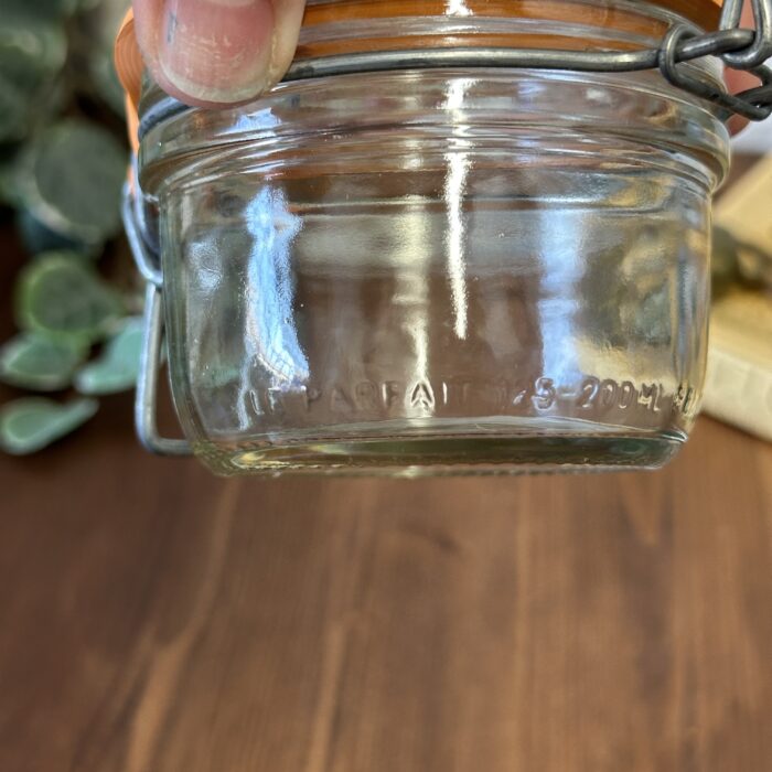 Vintage Le Parfait 0.2L Terrine Jar Clip Top Preserving Storage
