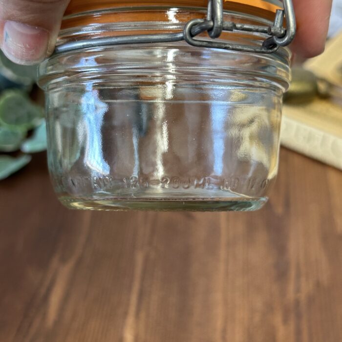 Vintage Le Parfait 0.2L Terrine Jar Clip Top Preserving Storage