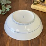 Vintage Arita Hasami Yaki Plate Blue Green Grape Leaf Design