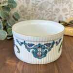 Royal Worcester Palmyra Souffle Dish Vintage 1970s Flameproof England