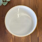 Royal Worcester Palmyra Souffle Dish Vintage 1970s Flameproof England