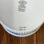 Royal Worcester Palmyra Souffle Dish Vintage 1970s Flameproof England