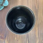Vintage Poole Pottery Planter 652 Green Drip Glaze Mid Century Plant Pot 10.5cm