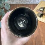 Vintage Poole Pottery Planter 652 Green Drip Glaze Mid Century Plant Pot 10.5cm