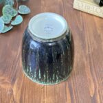Vintage Poole Pottery Planter 652 Green Drip Glaze Mid Century Plant Pot 10.5cm