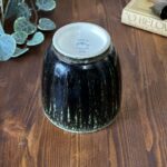 Vintage Poole Pottery Planter 652 Green Drip Glaze Mid Century Plant Pot 10.5cm