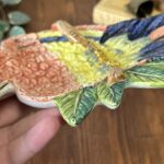 Vintage Italian Majolica Parrot Dish 7068 Macaw Plate Wall Art Bird Pottery
