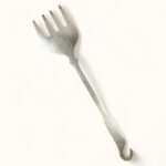 Vintage Brass Decorative Fork Wall Art, Rustic Kitchen Decor, Large Hanging Utensil