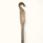 Vintage Brass Decorative Fork Wall Art, Rustic Kitchen Decor, Large Hanging Utensil