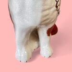Vintage Hand Painted Spaniel Figures, Red & White Mantel Dogs