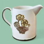 Rare Vintage Wedgwood Primrose Milk Jug, 1960s English Ovenware Creamer