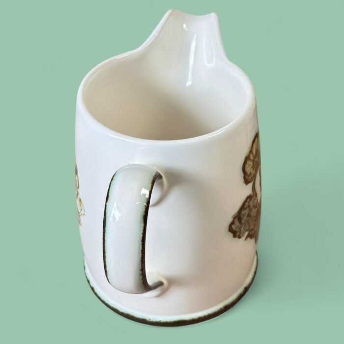 Rare Vintage Wedgwood Primrose Milk Jug, 1960s English Ovenware Creamer