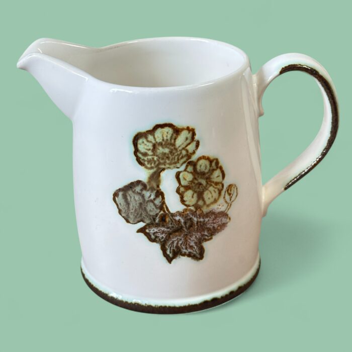 Rare Vintage Wedgwood Primrose Milk Jug, 1960s English Ovenware Creamer
