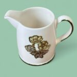 Rare Vintage Wedgwood Primrose Milk Jug, 1960s English Ovenware Creamer