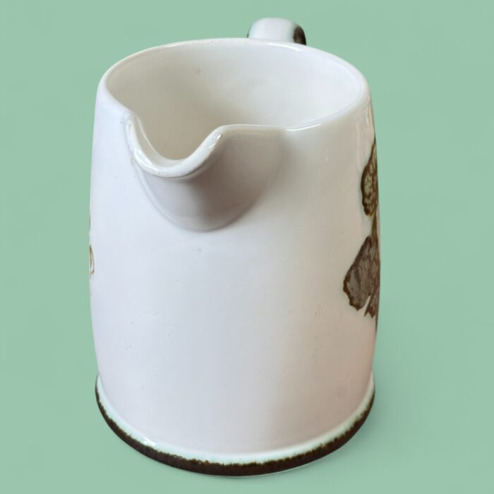 Rare Vintage Wedgwood Primrose Milk Jug, 1960s English Ovenware Creamer