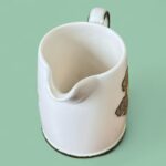 Rare Vintage Wedgwood Primrose Milk Jug, 1960s English Ovenware Creamer