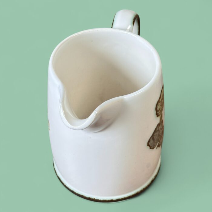 Rare Vintage Wedgwood Primrose Milk Jug, 1960s English Ovenware Creamer