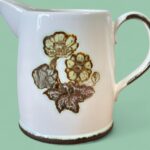 Rare Vintage Wedgwood Primrose Milk Jug, 1960s English Ovenware Creamer