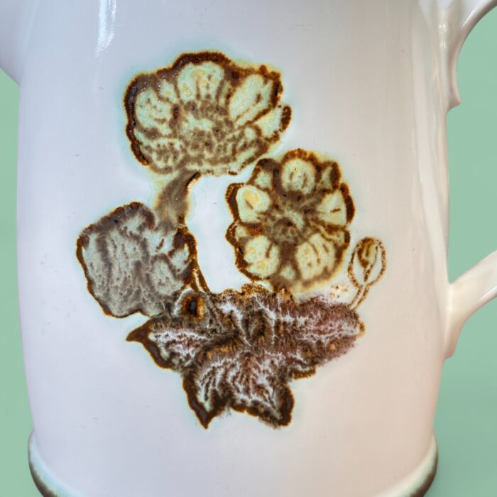 Rare Vintage Wedgwood Primrose Milk Jug, 1960s English Ovenware Creamer