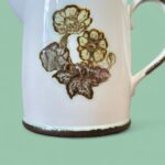 Rare Vintage Wedgwood Primrose Milk Jug, 1960s English Ovenware Creamer