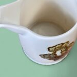 Rare Vintage Wedgwood Primrose Milk Jug, 1960s English Ovenware Creamer