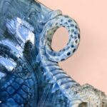 Vintage Michael Kennedy Ram Dish | Irish Studio Pottery | Sligo Art Bowl