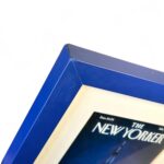 New Yorker Framed Print, Feb 2010 Empire State Building Cover, Cobalt Blue Frame Wall Art