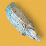 Vintage Carved Wooden Duck, Rustic Weathered Ornament, Farmhouse Country Decor